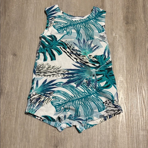 Bonds Tropical Leaf Print Baby Romper - Picture 1 of 1